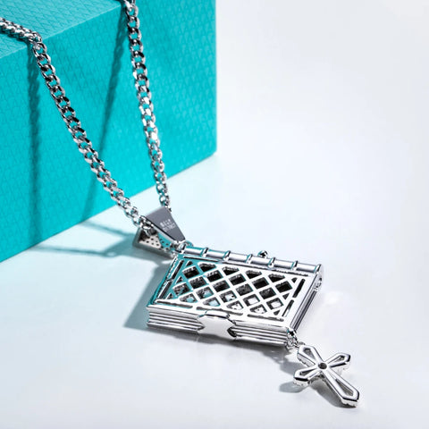 Silver Bible Pendant-ToShay.org