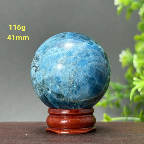 Blue Apatite Quartz Ball-ToShay.org