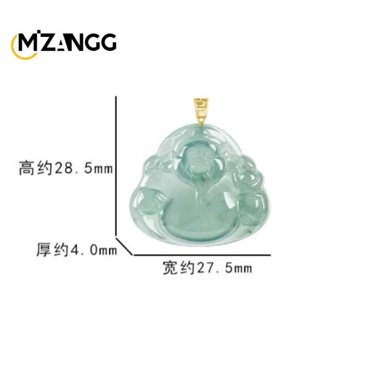 Blue Jadeite God of Fortune-ToShay.org
