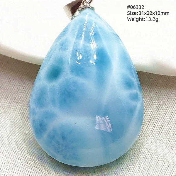Blue Larimar Pendant-ToShay.org