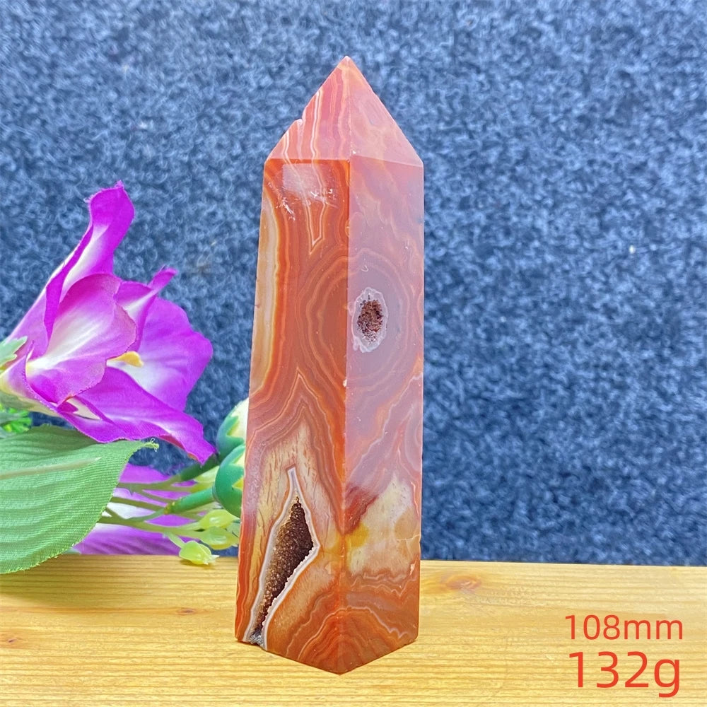Red Lace Agate Point-ToShay.org