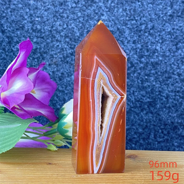 Red Lace Agate Point-ToShay.org