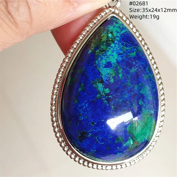 Blue Azurite Pendant-ToShay.org