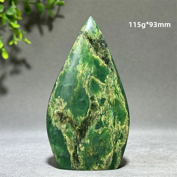Green Emerald Agate Torch-ToShay.org