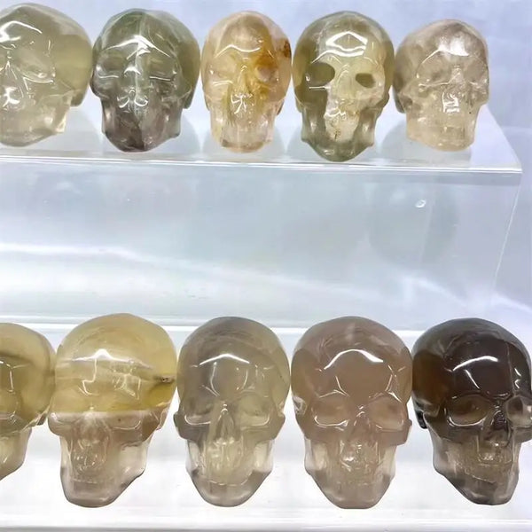 Yellow Fluorite Skull-ToShay.org