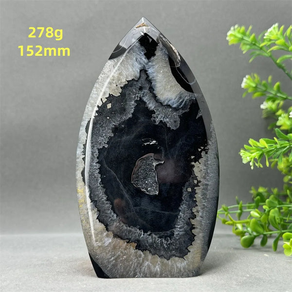 Black Onyx Geode Torch-ToShay.org