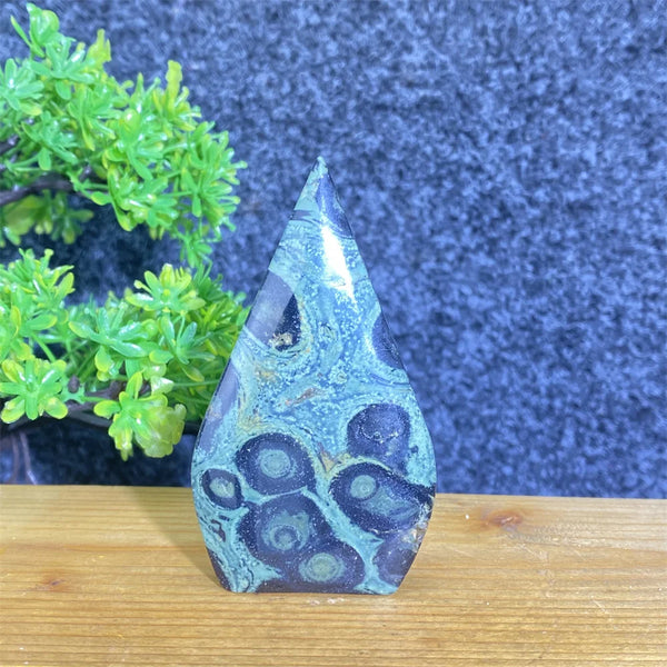 Blue Malachite Crystal Torch-ToShay.org