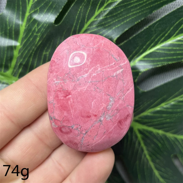 Pink Peach Jade Palm Stone-ToShay.org