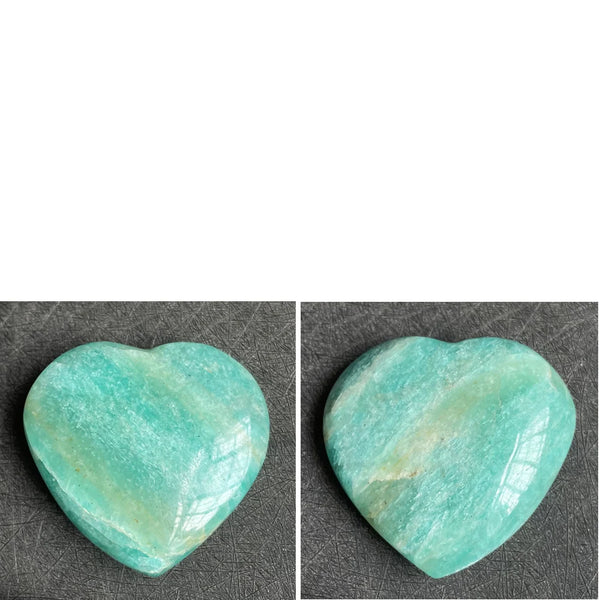 Blue Amazonite Heart-ToShay.org