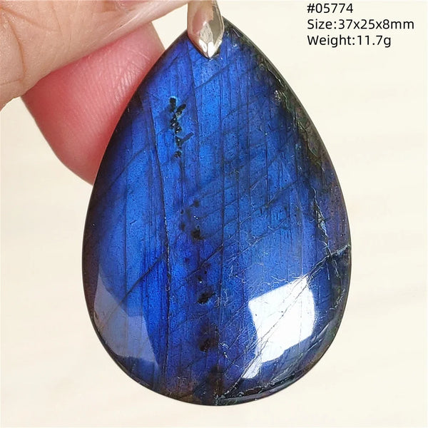 Blue Purple Labradorite Pendant-ToShay.org