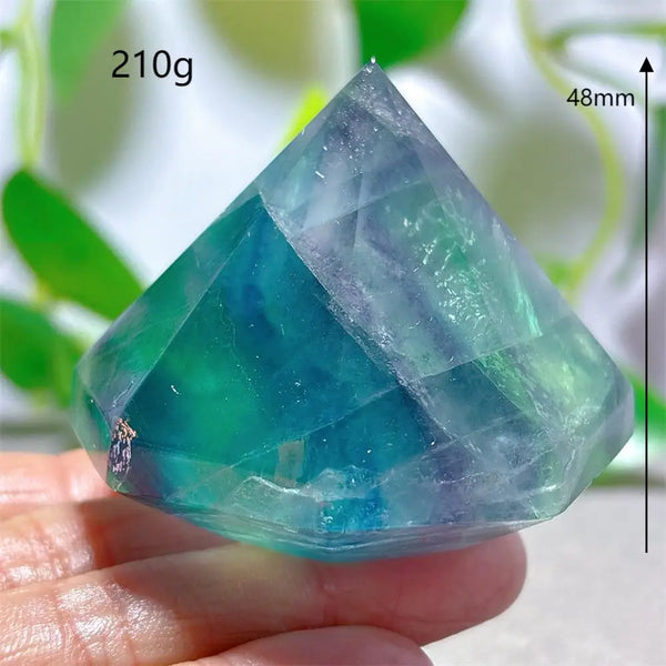 Rainbow Fluorite Diamond-ToShay.org