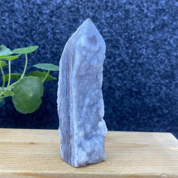 Purple Sphalerite Geode Tower-ToShay.org