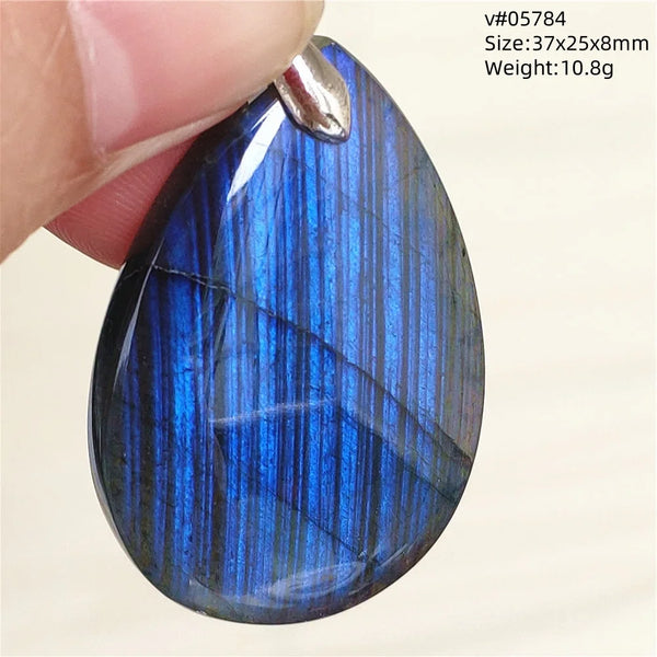 Blue Purple Labradorite Pendant-ToShay.org
