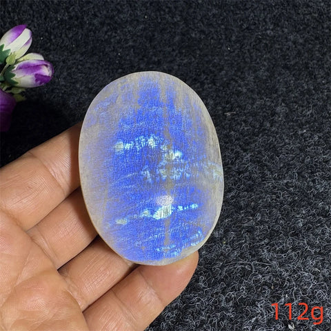 Blue Moonstone Palm Stone-ToShay.org