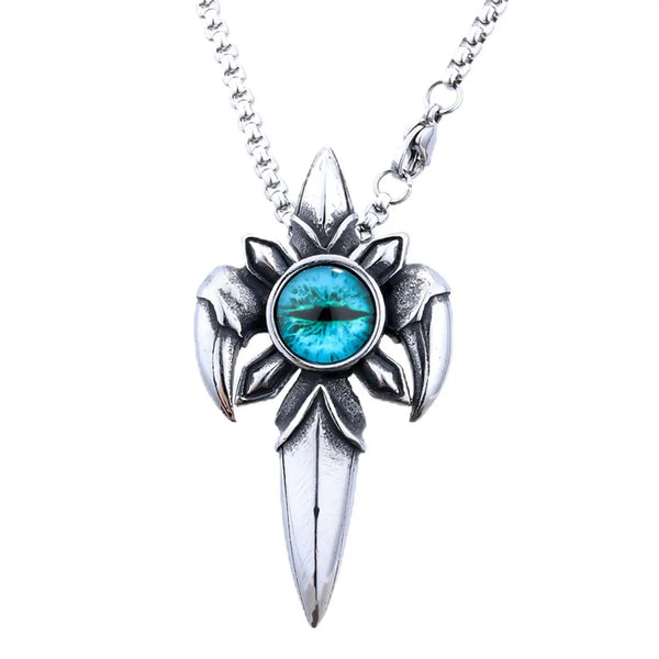Blue Eye Steel Pendant-ToShay.org