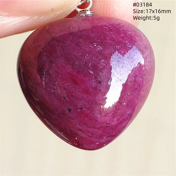 Red Ruby Zoisite Pendant-ToShay.org