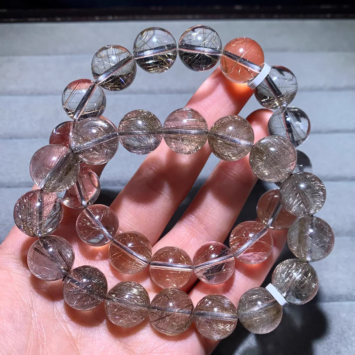 Silver Rutilated Quartz Bracelet-ToShay.org