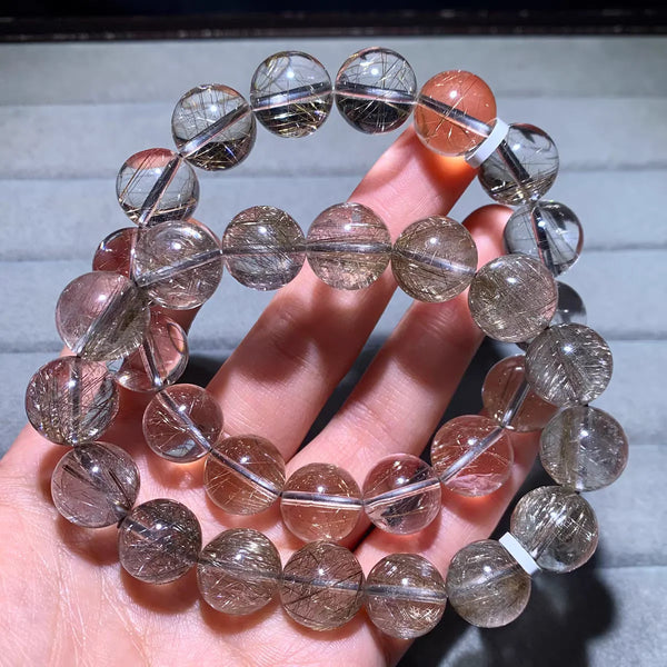 Silver Rutilated Quartz Bracelet-ToShay.org