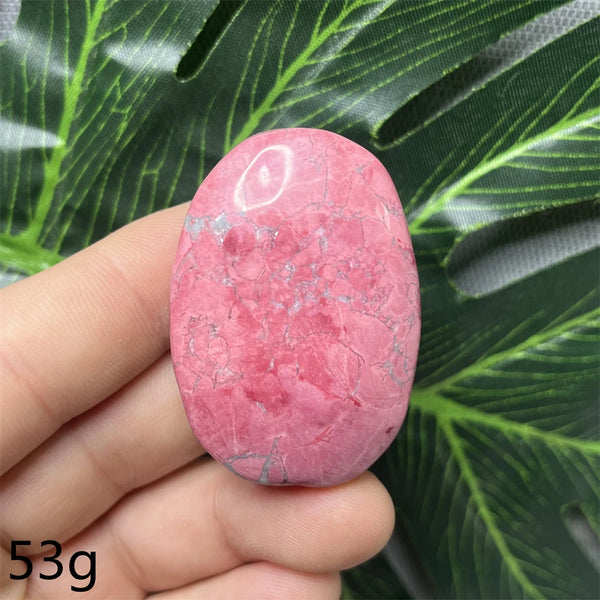 Pink Peach Jade Palm Stone-ToShay.org