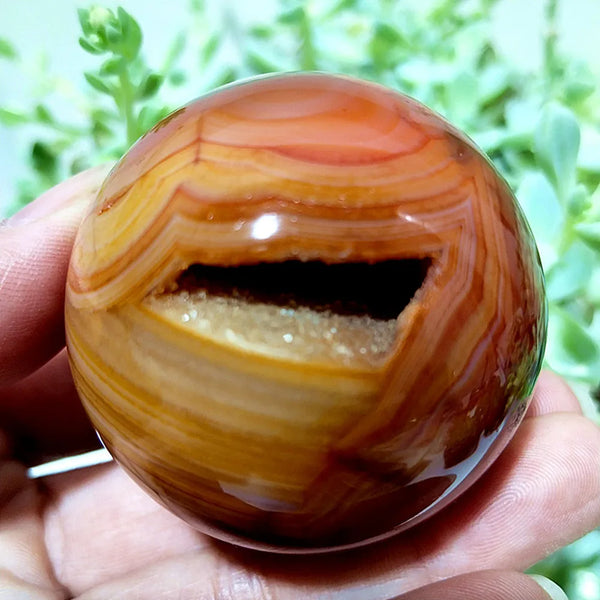 Red Agate Crystal Ball-ToShay.org