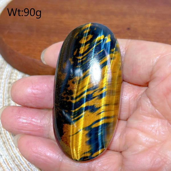 Blue Yellow Tiger Eye-ToShay.org