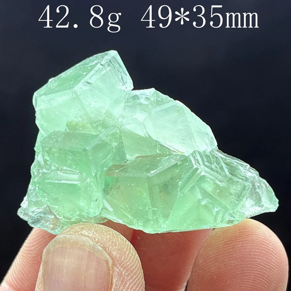 Green Fluorescent Calcite Crystal-ToShay.org