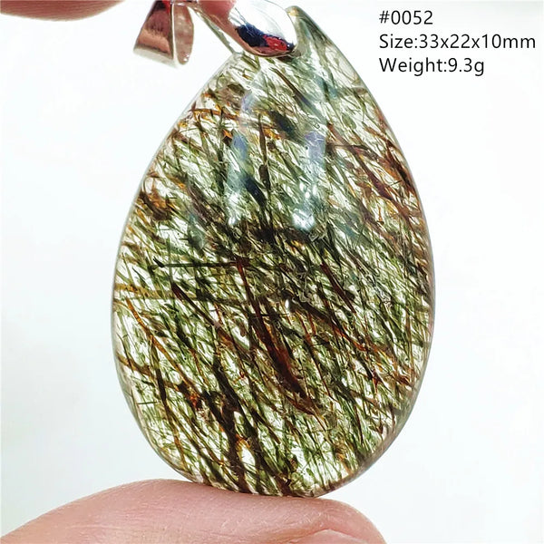Green Black Rutilated Quartz-ToShay.org