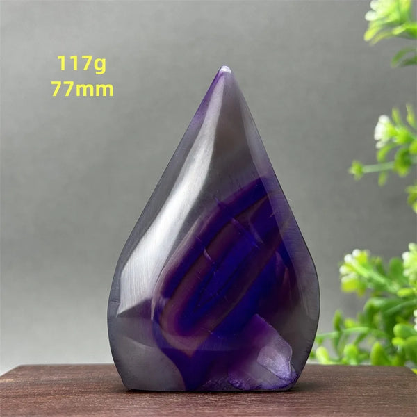 Purple Agate Torch-ToShay.org