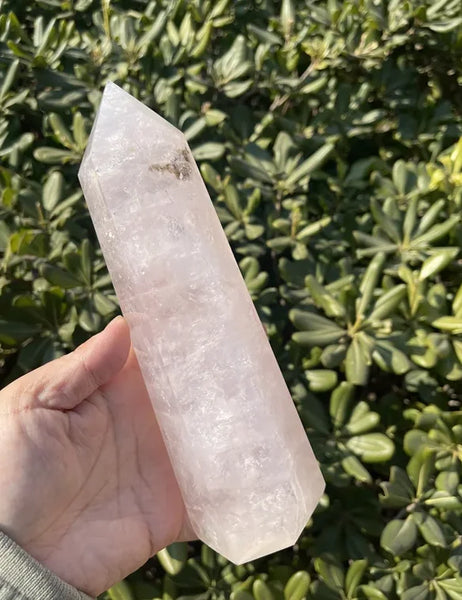 Pink Rose Quartz Point-ToShay.org
