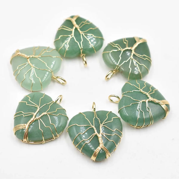 Mixed Crystal Tree Heart-ToShay.org