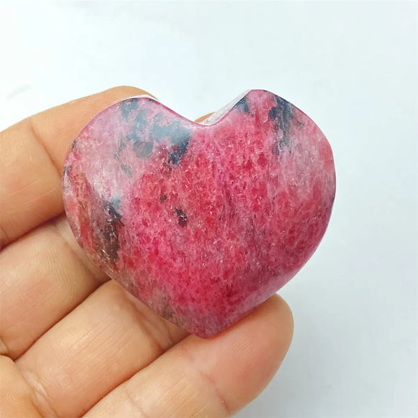Pink Rose Stone Heart-ToShay.org