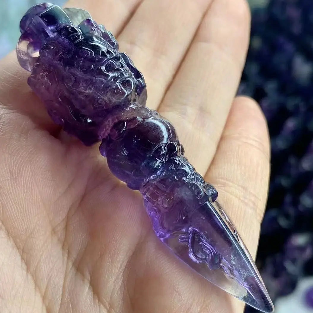 Rainbow Fluorite Sceptre-ToShay.org