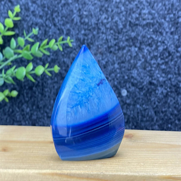 Blue Lace Agate Torch-ToShay.org