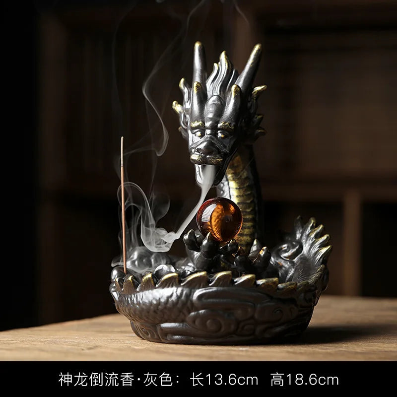 Dragon Backflow Incense Burner-ToShay.org