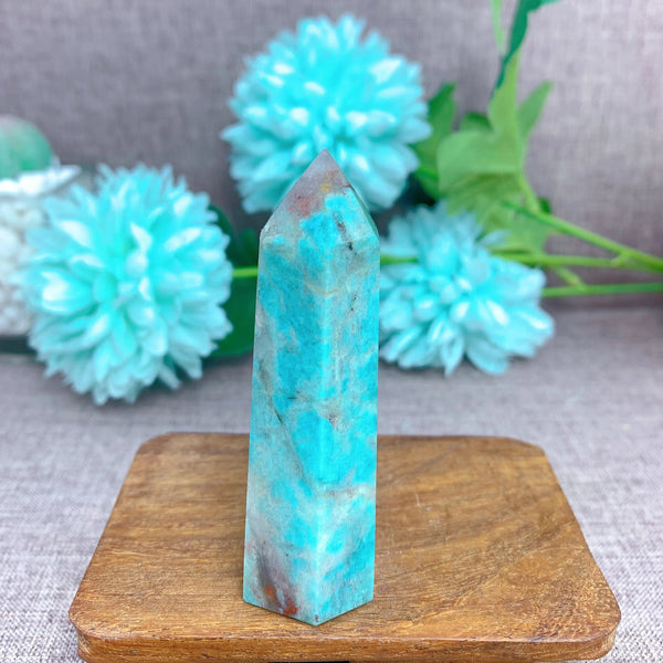 Blue Amazonite Point-ToShay.org