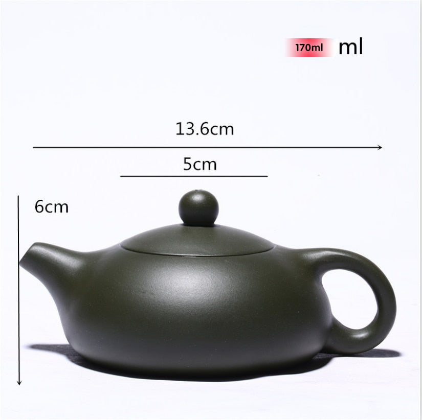 Green Clay Teapot-ToShay.org