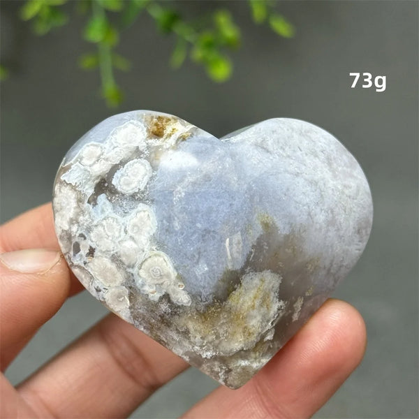 Black Cherry Agate Heart-ToShay.org