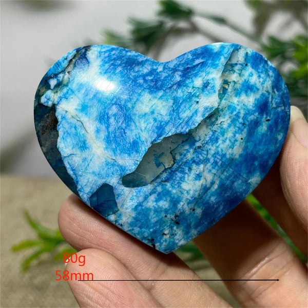 Blue Flash Moonstone Heart-ToShay.org