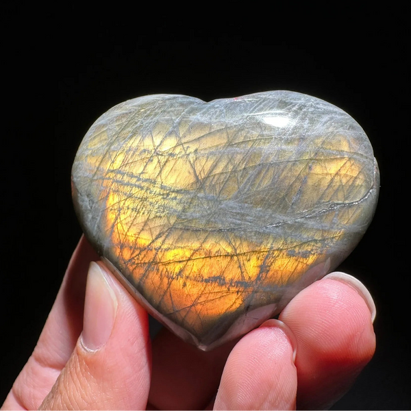 Rainbow Labradorite Heart-ToShay.org