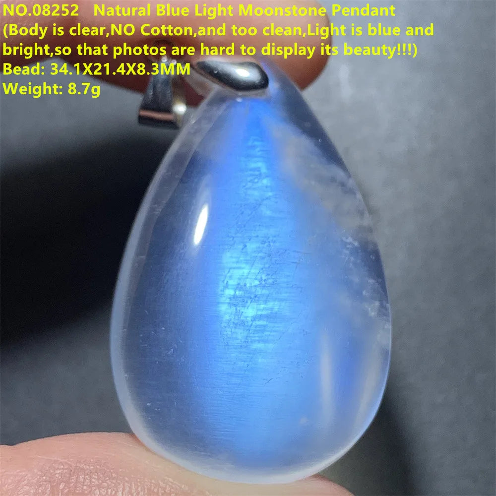 Blue Light Moonstone Pendants-ToShay.org