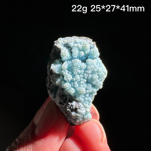 Blue Gibbsite Quartz Crystal-ToShay.org