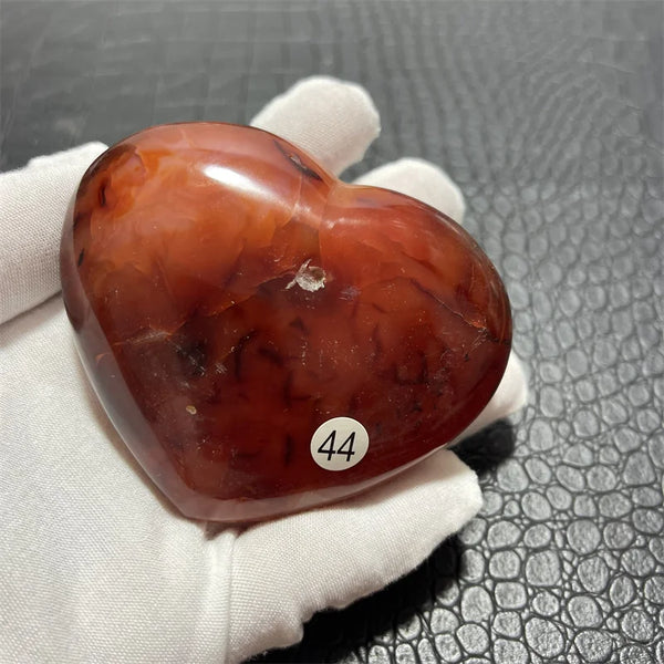 Orange Carnelian Heart-ToShay.org