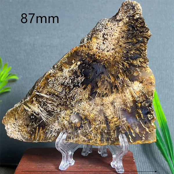 Yellow Hair Agate Slab-ToShay.org
