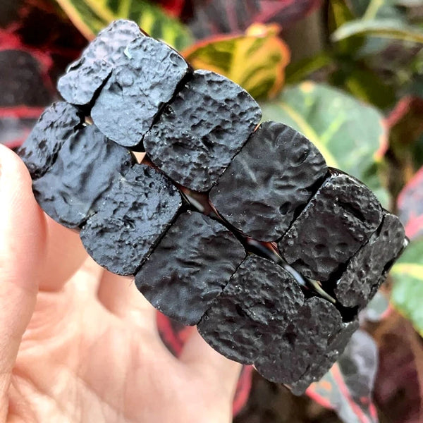 Black Tektite Bracelet-ToShay.org
