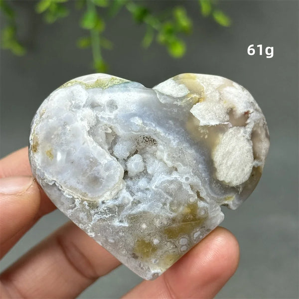 Black Cherry Agate Heart-ToShay.org