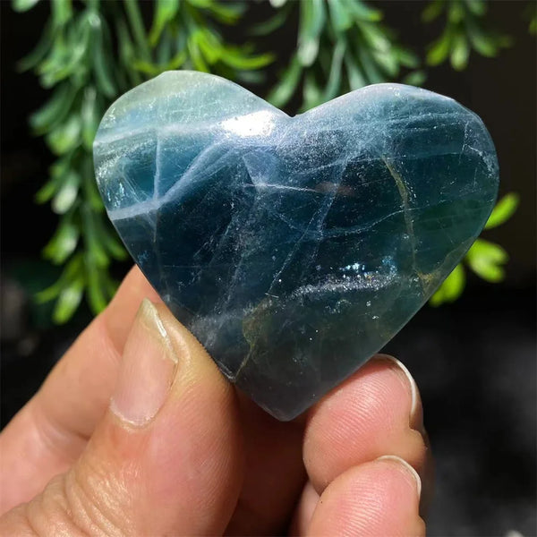 Blue Fluorite Heart-ToShay.org
