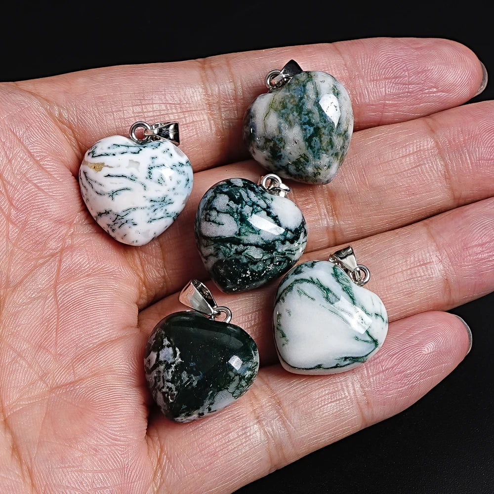Green White Striped Jade Hearts-ToShay.org