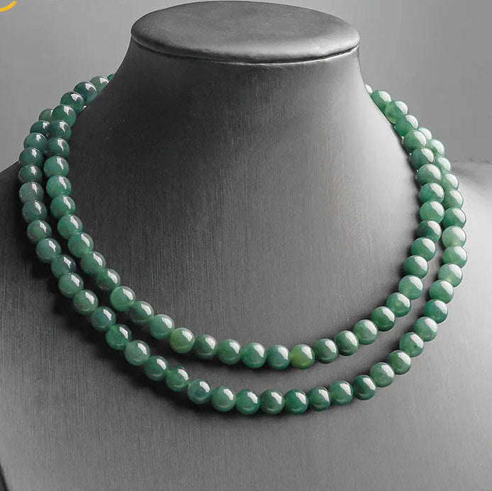 Green Jadeite Necklace-ToShay.org