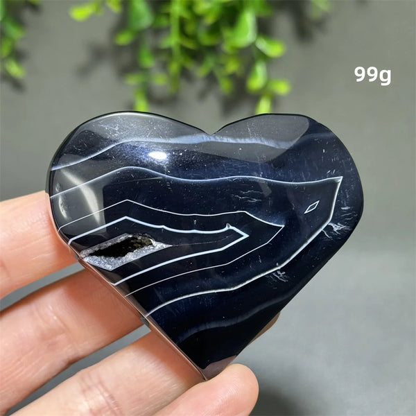 Black Agate Heart-ToShay.org