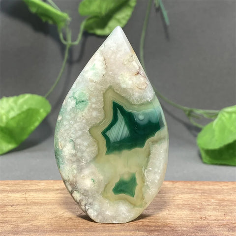 Green Cherry Blossom Agate-ToShay.org